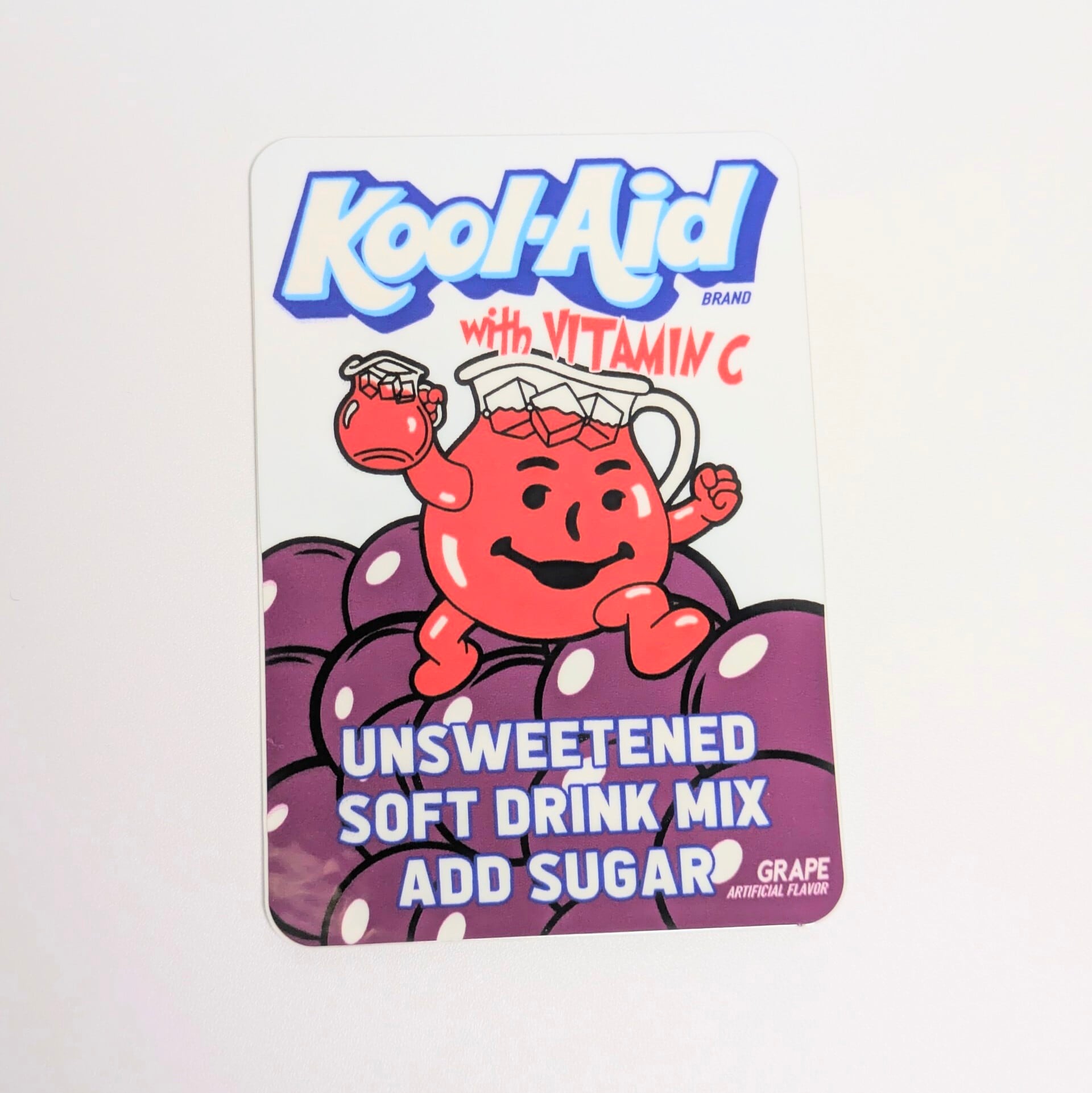 送料無料！【 Kool-Aid With VITAMIN C ( クールエイド )  / クールエイドマン 】American Company Characters STICKER / ステッカー〚アメリカン雑貨 アメトイ〛