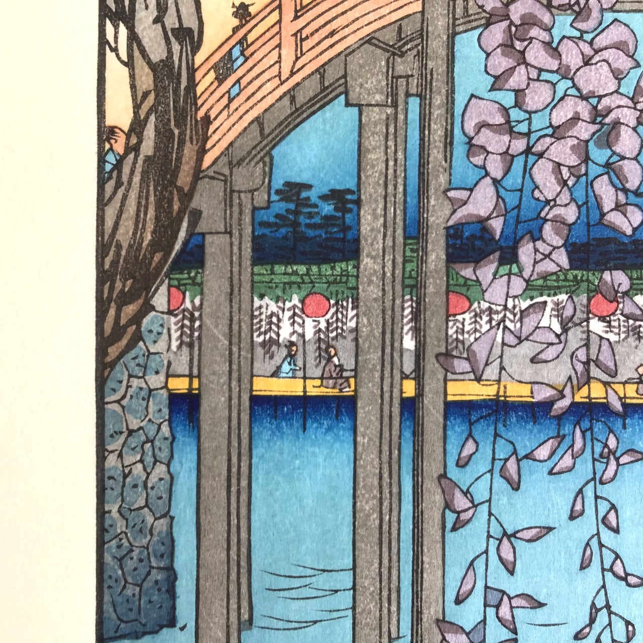 東京伝統木版画工芸協同組合 歌川広重 江戸百景 [亀戸天神境内] | 杜間