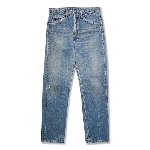 Levis 505 Straight Fit Denim Pants Orange TAB 90s Levis 505 Straight Fit Denim Pants Orange TAB 90s