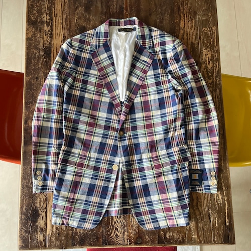 Circa 80's DEADSTOCK Brooks Brothers  Madras Jacket/38