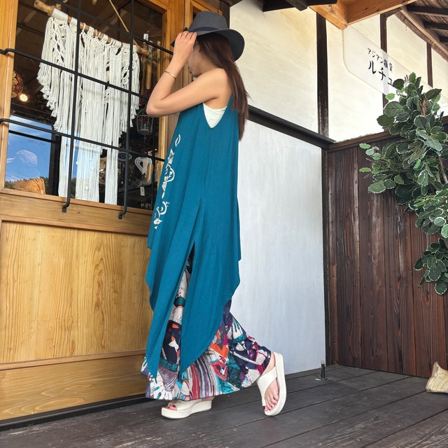 スパンテック素材ロータスチュニック