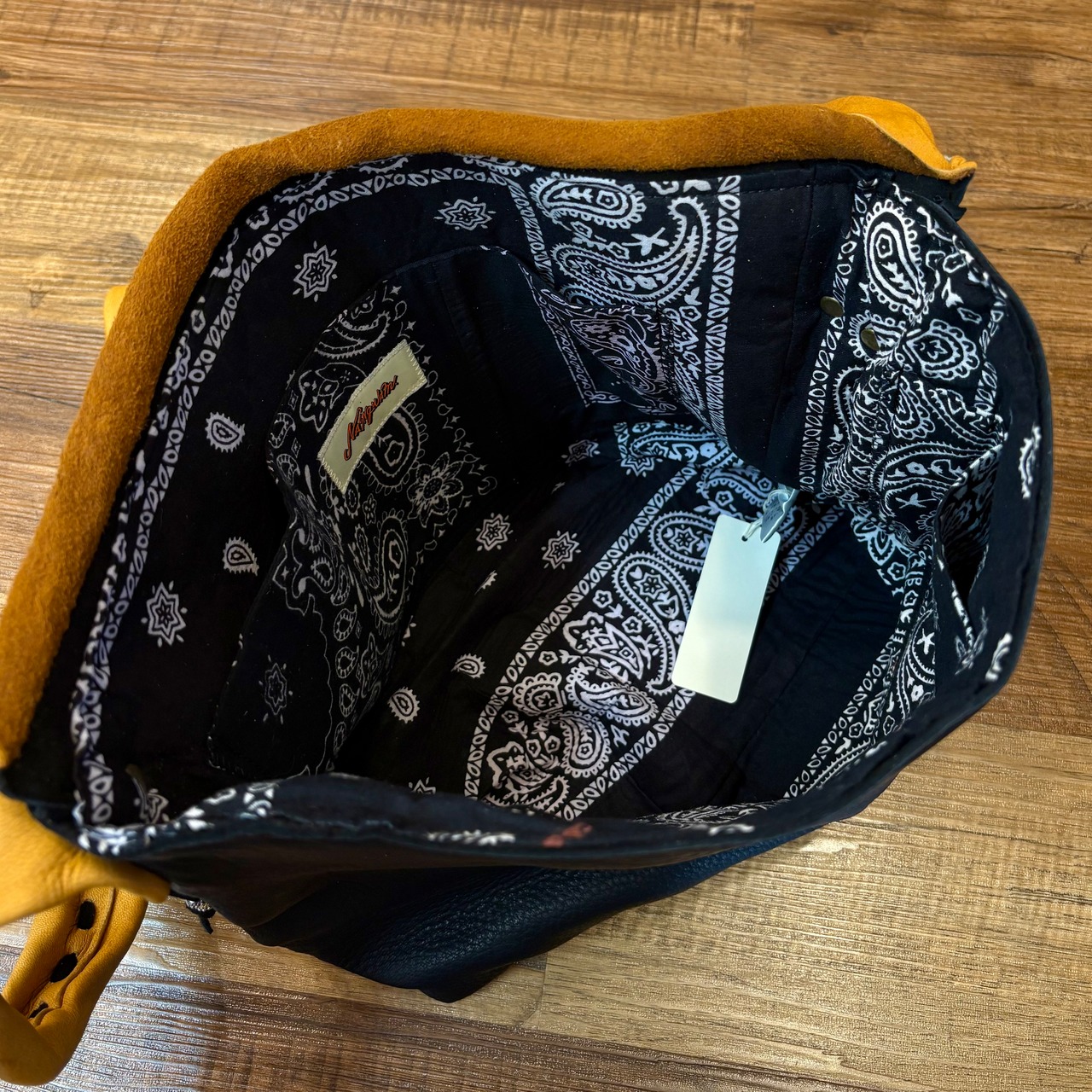 別注 ナスングワム×アーリーモーニング【Nasngwam×Early Morning】Big Deerskin Messenger Bag - 5
