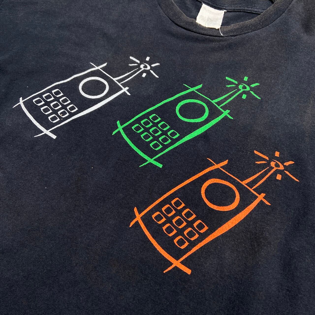 90年代 MOTOROLA VIDEOMUSIC IT企業ロゴプリントTシャツ 刺繍 メンズXL 
