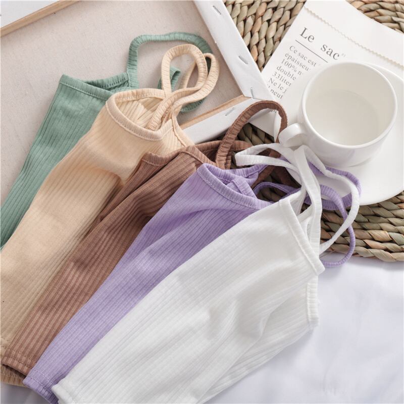 スレッドオールマッチのボトムシャツの学生の夏の新しい女性版は、スリムスリングベストトップを着用します 1号婦人46174015583