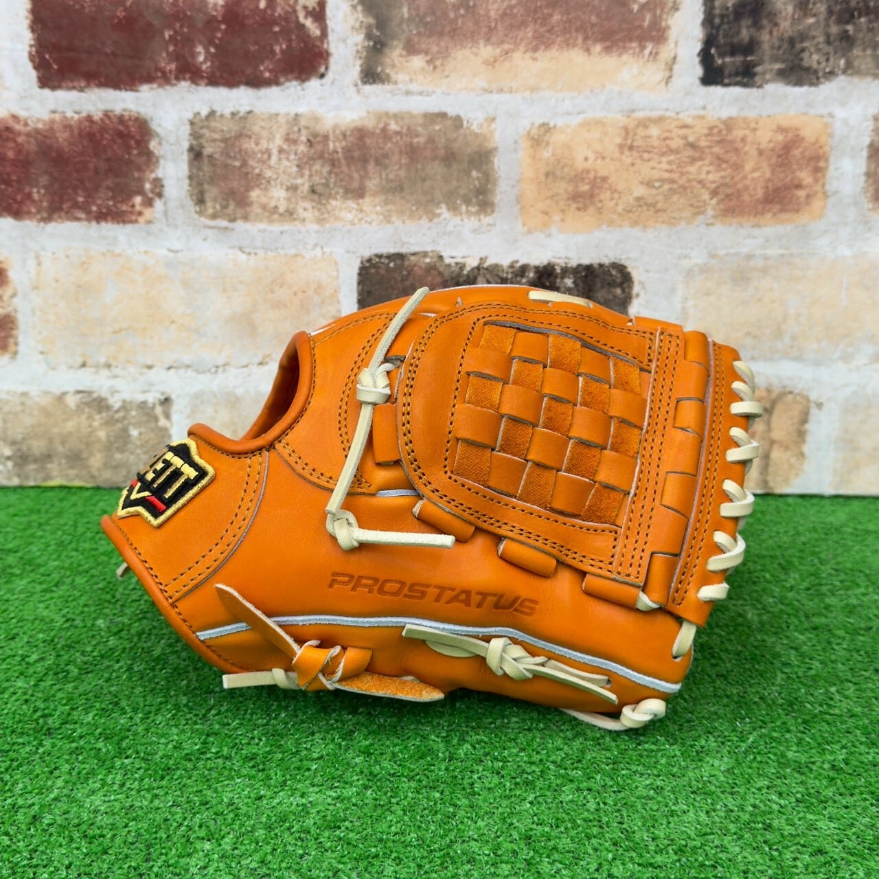 ZETT PROSTATUS 内野手硬式用　縦閉じ型グラブ　キャメル 2026年限定】ZETT プロステイタス 硬式グラブ 内野手用 宗山モデル