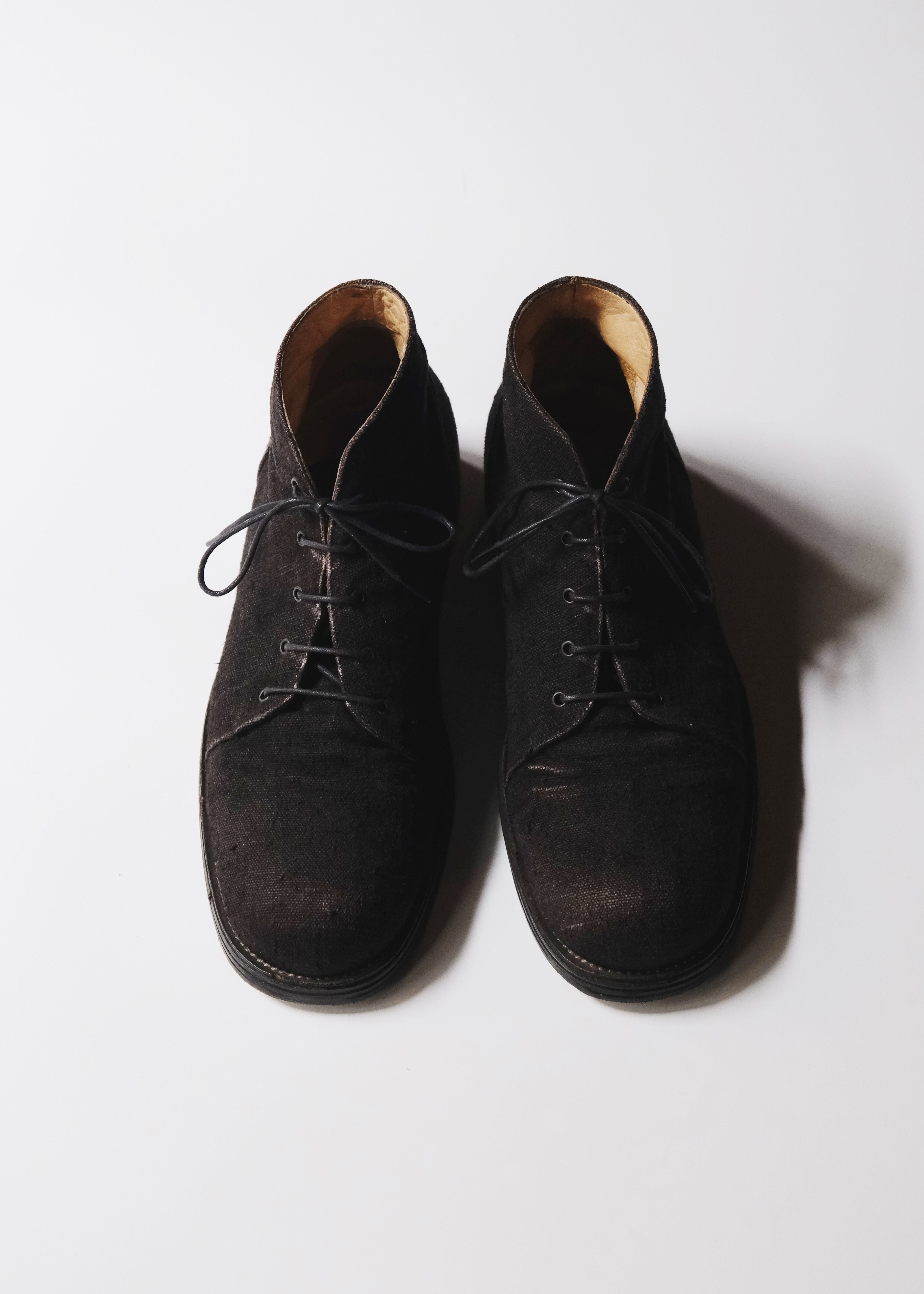 Martin Margiela 03AWスクエアトゥ サイドzipブーツ