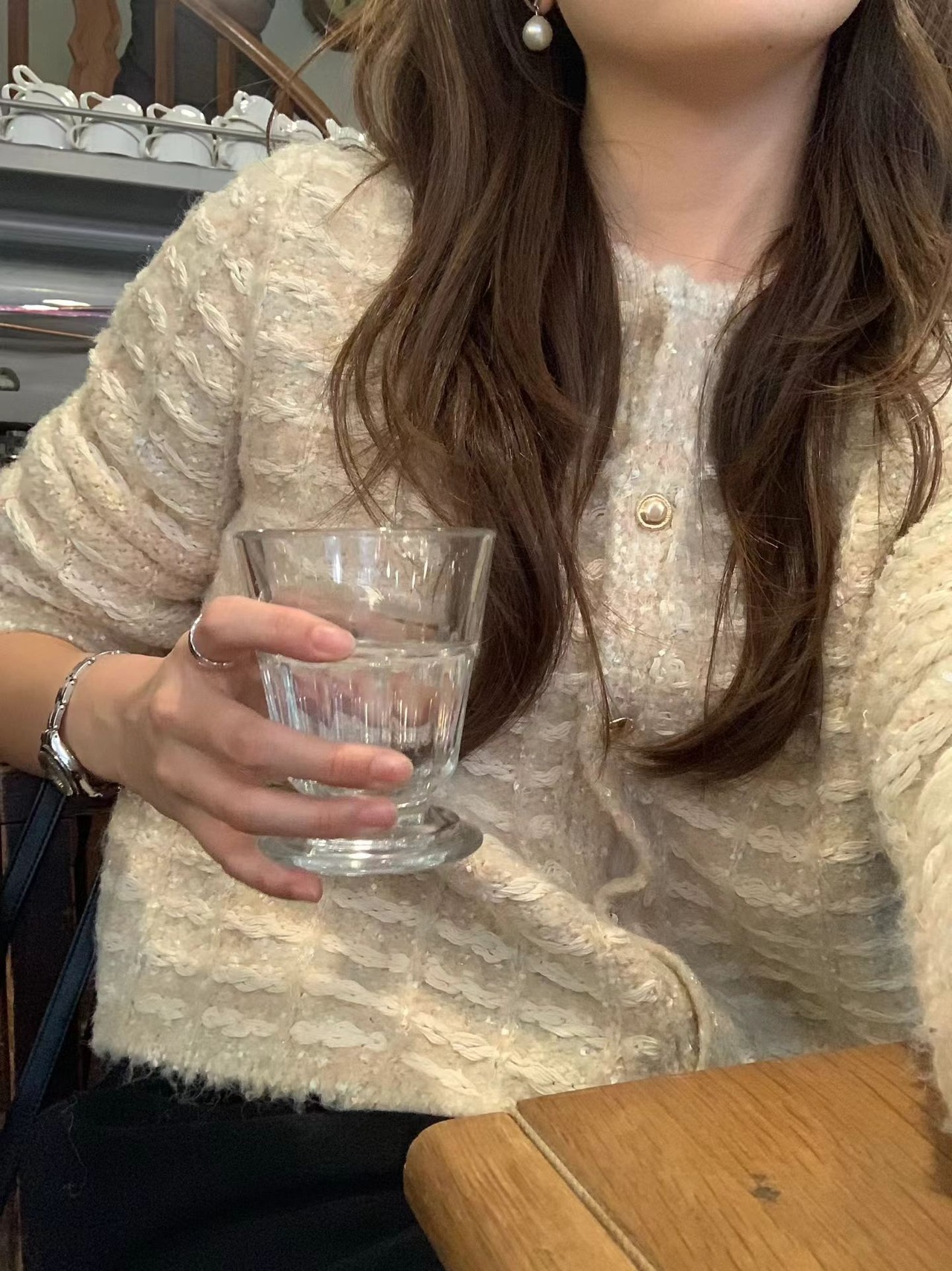 (OUNCE) vanity tweed cardigan / 3color