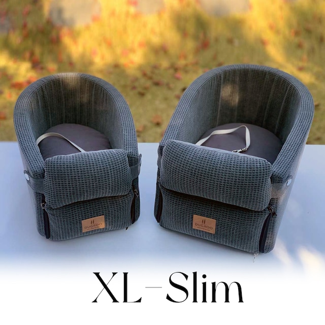 Console Box Dog Car Seat XL-Slim【Charcoal】/ Dugroo / 日本未入荷