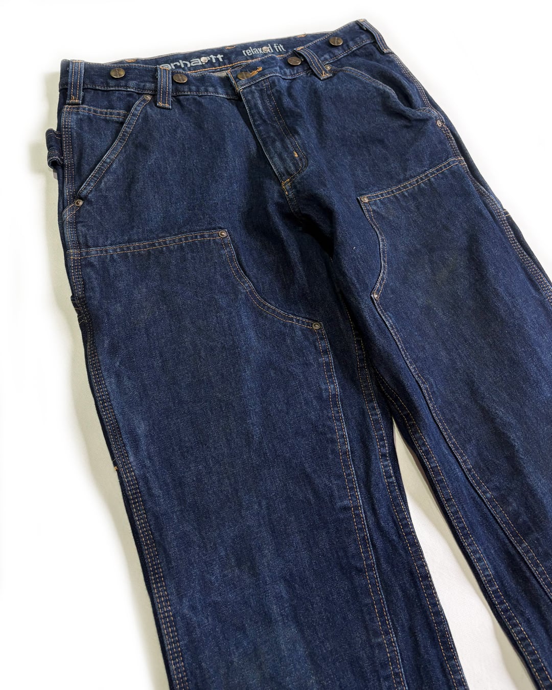 【希少・1点もの】 Carhartt ダブルニーデニム 楽天市場】カーハート ダブルニー デニム ペインターパンツ