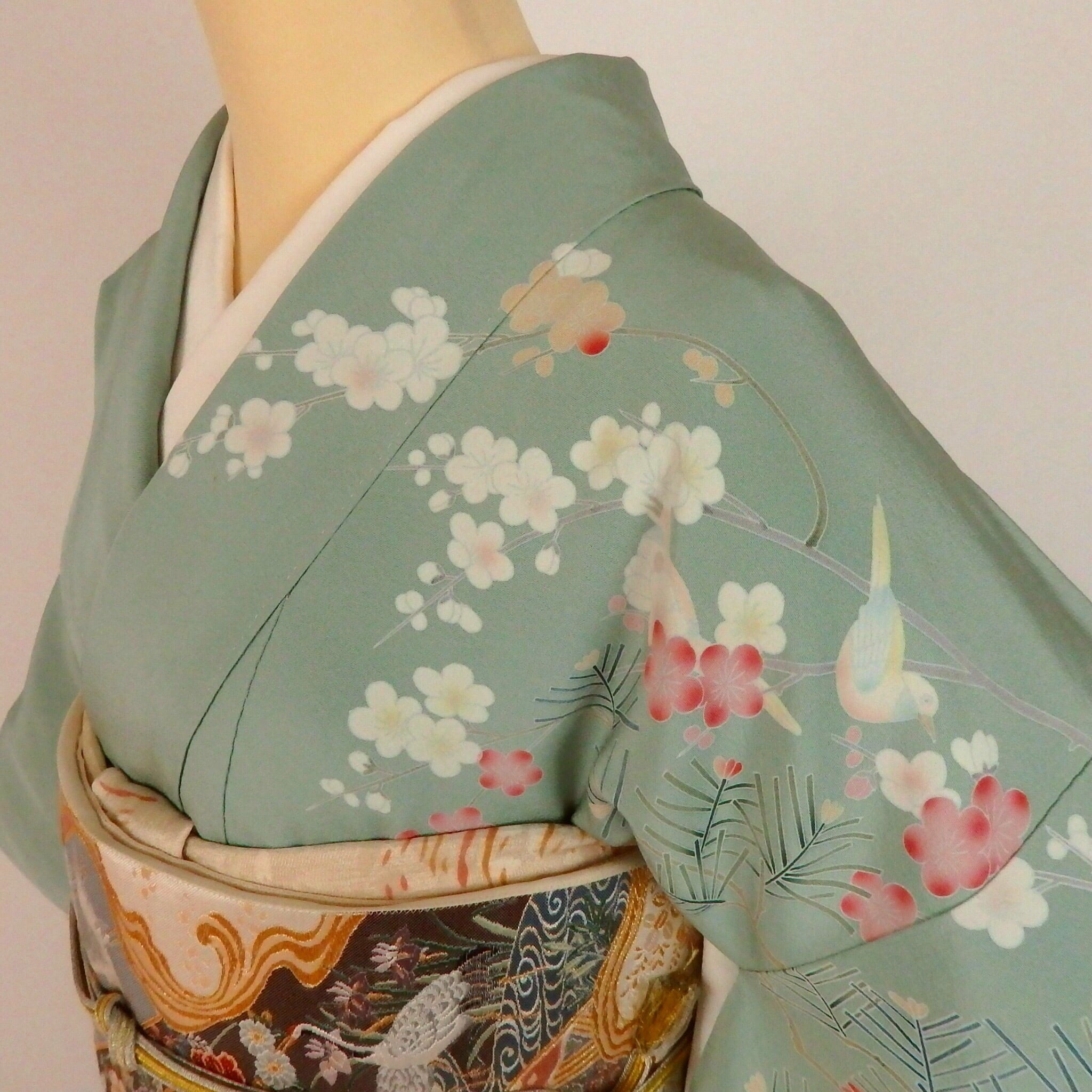 加賀友禅訪問着953 | リサイクル着物と着物ジャケットLa遇 Used Kimono