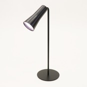 デスクライト スタンドライト 卓上 LED USB充電式 4WAY クリップ 懐中電灯 モダン ブラック ( G0002 )