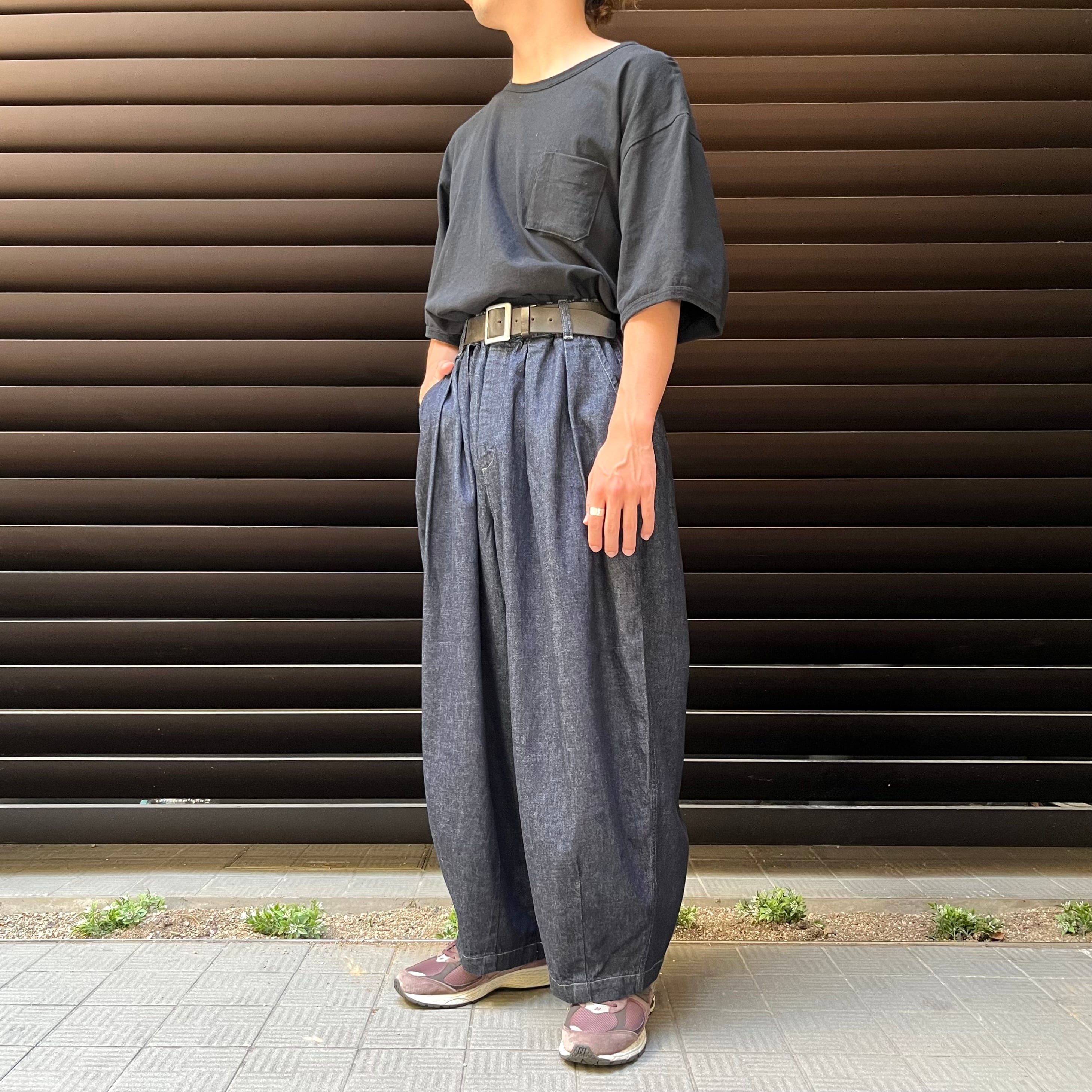 HARVESTY】 DENIM CIRCUS PANTS (UNISEX) / ハーベスティ デニム