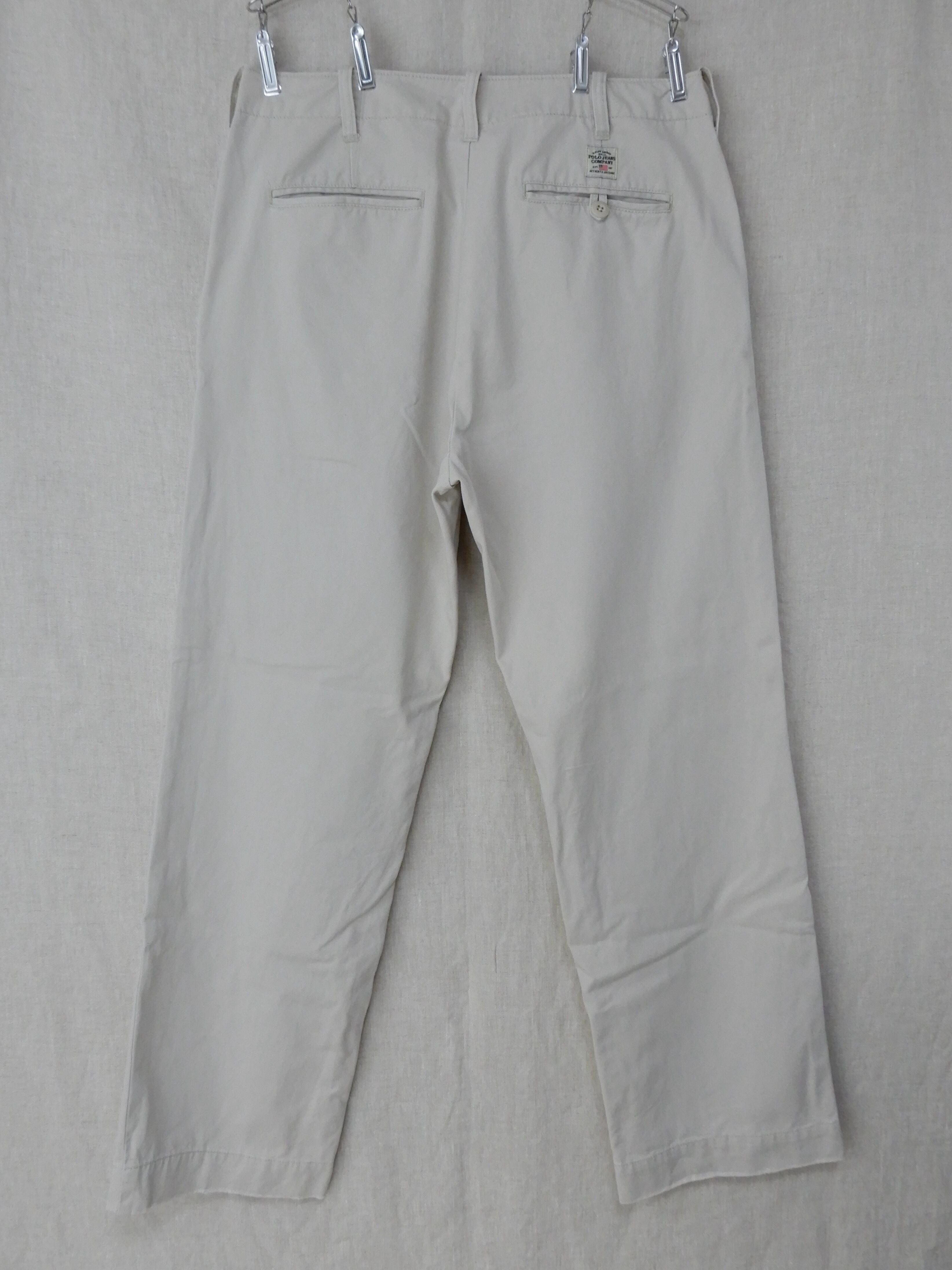 POLO JEANS COMPANY RALPH LAUREN Military Chino Pants W34 L32 POLO JEANS COMPANY RALPH LAUREN Military Chino Pants W34 L32