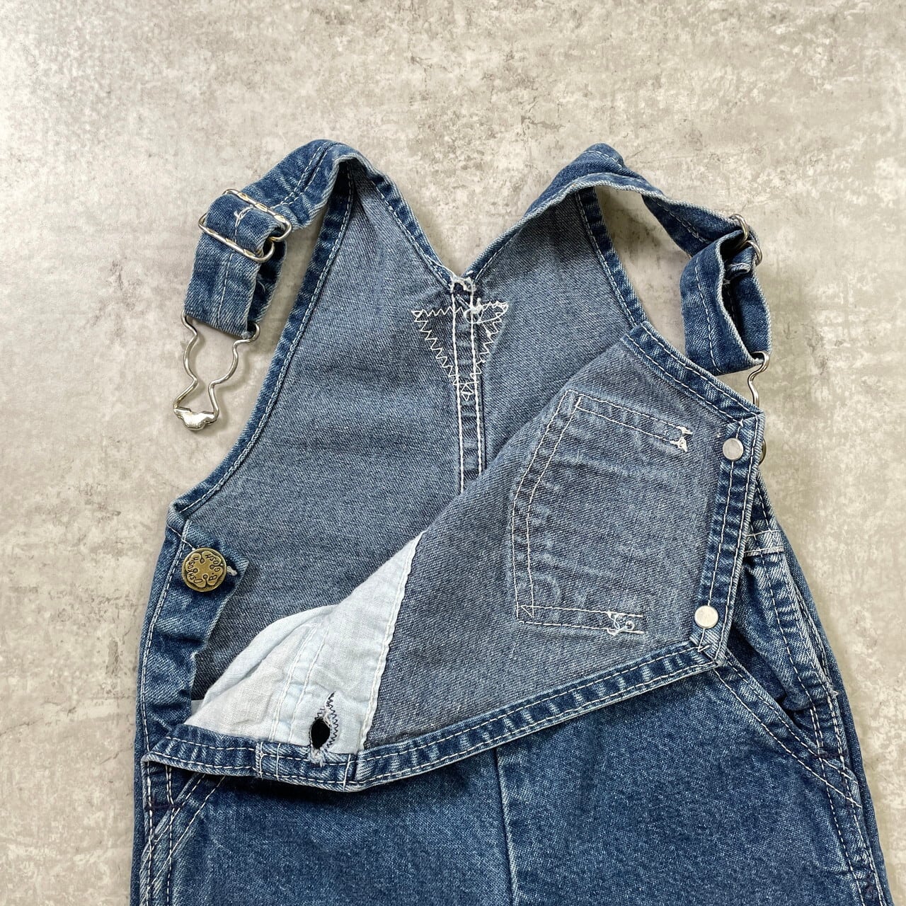 kids】80-90年代頃 USA製 OSHKOSH オシュコシュ デニム オーバーオール