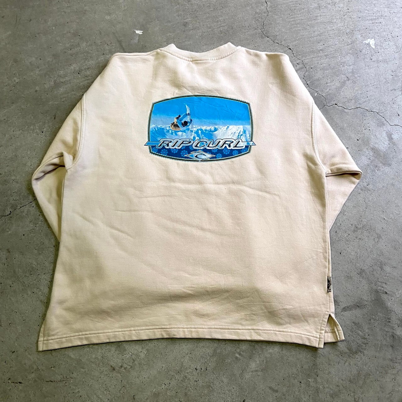90年代〜 RIP CURL リップカール バックプリント ワンポイント ロゴ