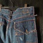 Harley-Davidson バギーデニムパンツ　ブルー　ハーレー　W33
