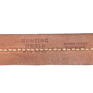 HUNTING WORLD leather belt