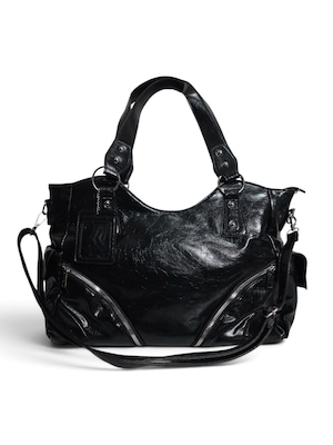 【PLANET STUDIO】 Zip Detail Shoulder Bag