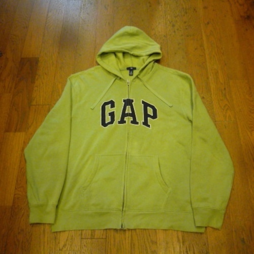 GAP ジップアップ スウェットパーカー (XL) ★送料無料 !! 