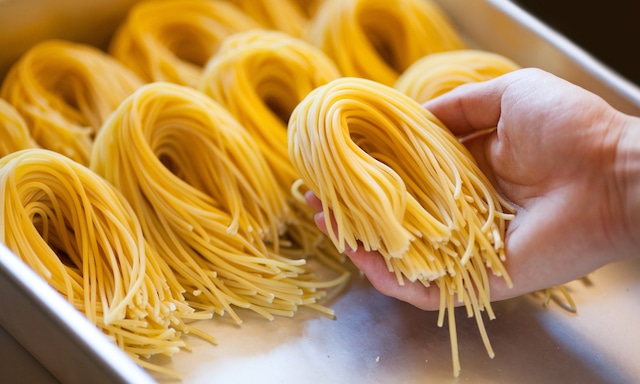 【10食分セット】自慢の自家製生スパゲッティ麺(２食パック×5袋)