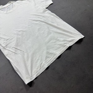 80s Hanes solid TEE white XL 古着