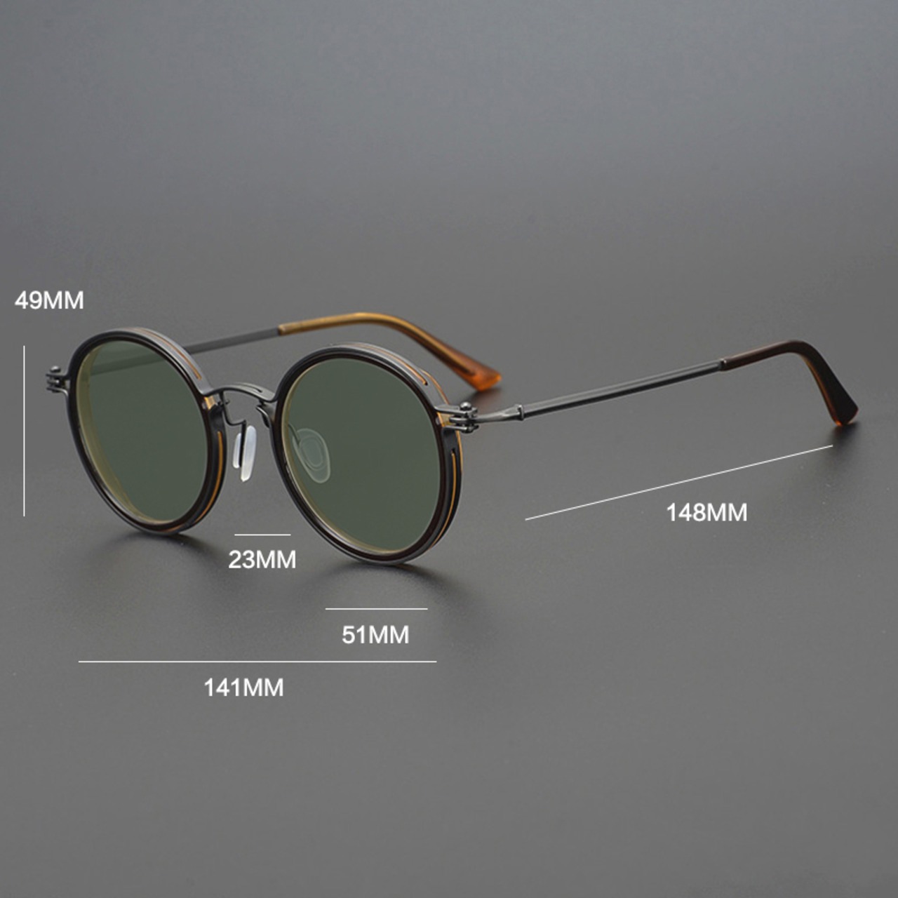 Titanium Acetate Sunglasses -round- / チタン アセテート サングラス -ラウンド-