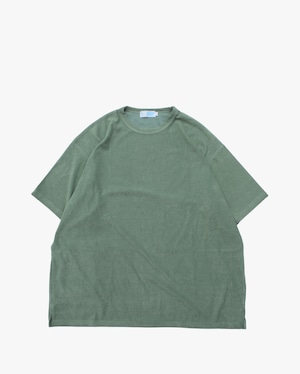 EACHTIME. Pile T-Shirt "Big" Malachite Green