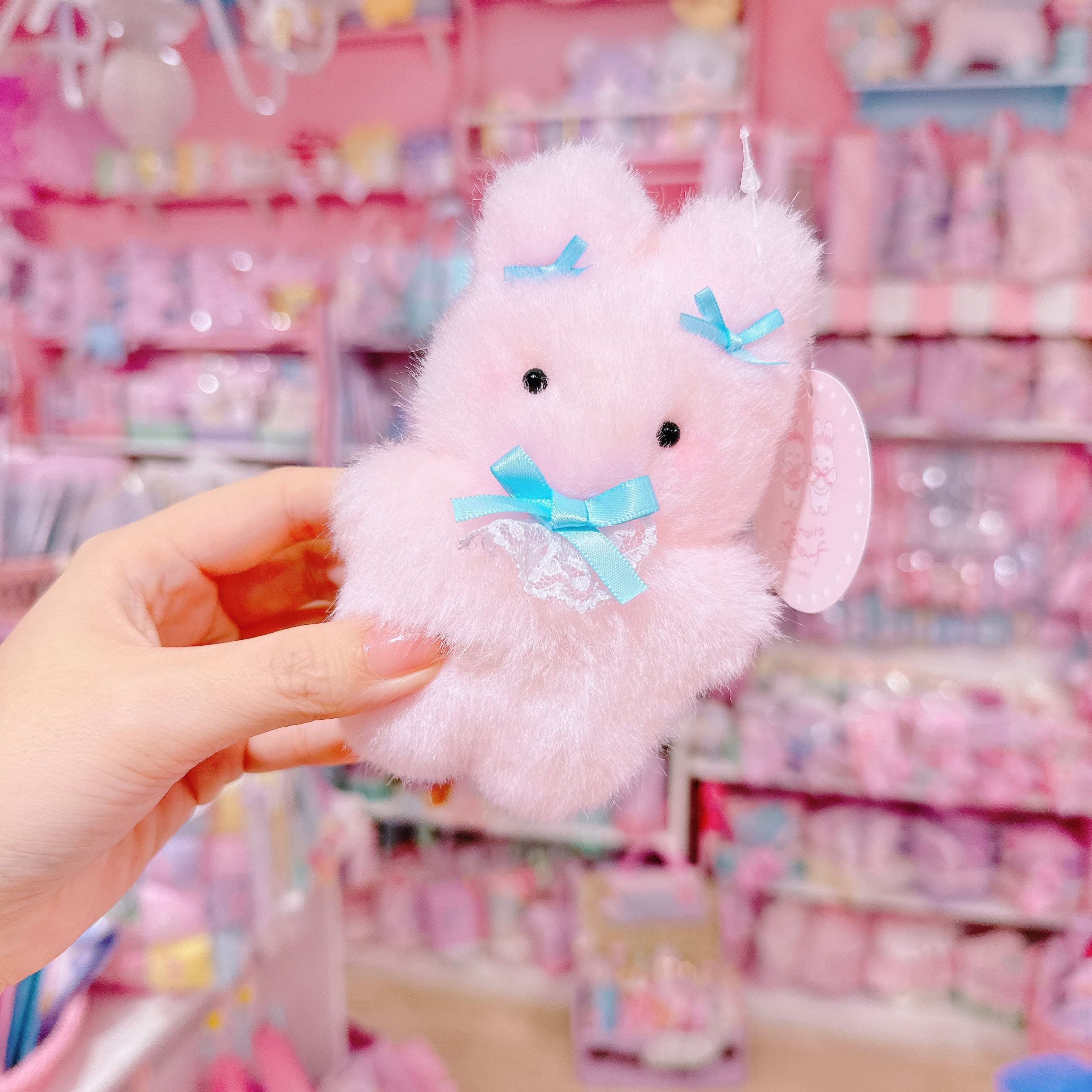 【H7】15-8ひとみしりましゅまろうさぎさんぬいぐるみ