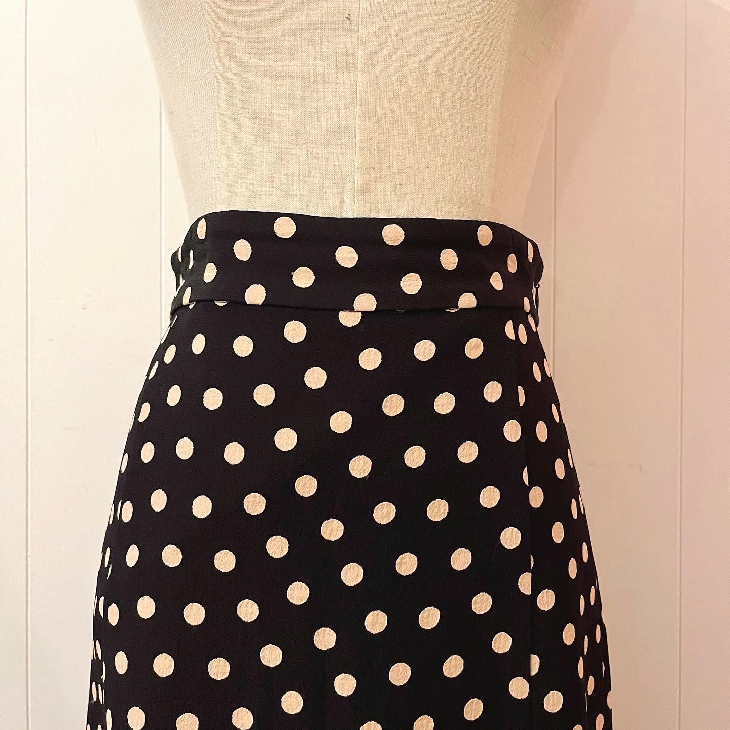 JILLSTUART / cream dot mini skirt
