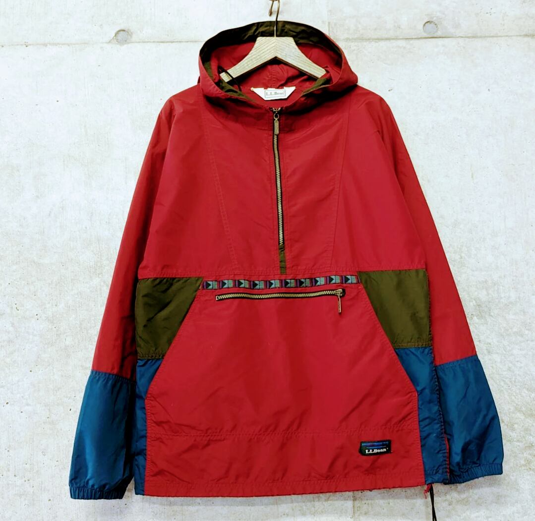 90s LL.BEAN tyrolean tape design p/o anorak parker 小岩店 | What’z up powered  by BASE