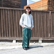 KUON / GANKO別注 Sashiko Sweatshirt style1