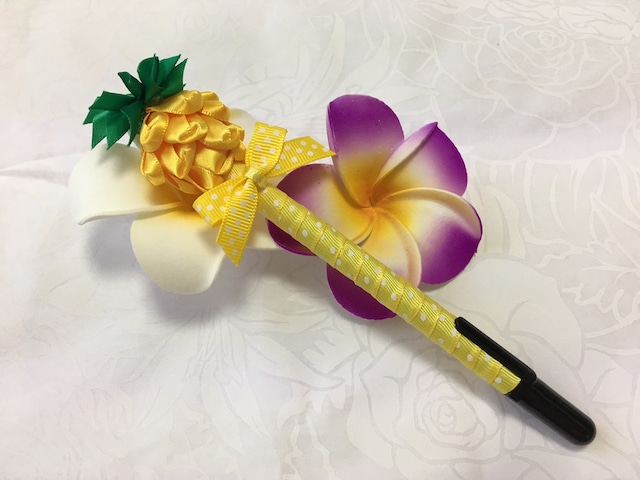 ハワイアンリボンレイ（レシピなし）【薔薇のお姫様のペン　キット】