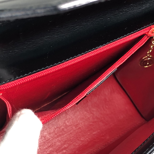 GUCCI グッチ レディロック ショルダーバッグ ブラック レザー 2way vintage ヴィンテージ オールド uiedgd
