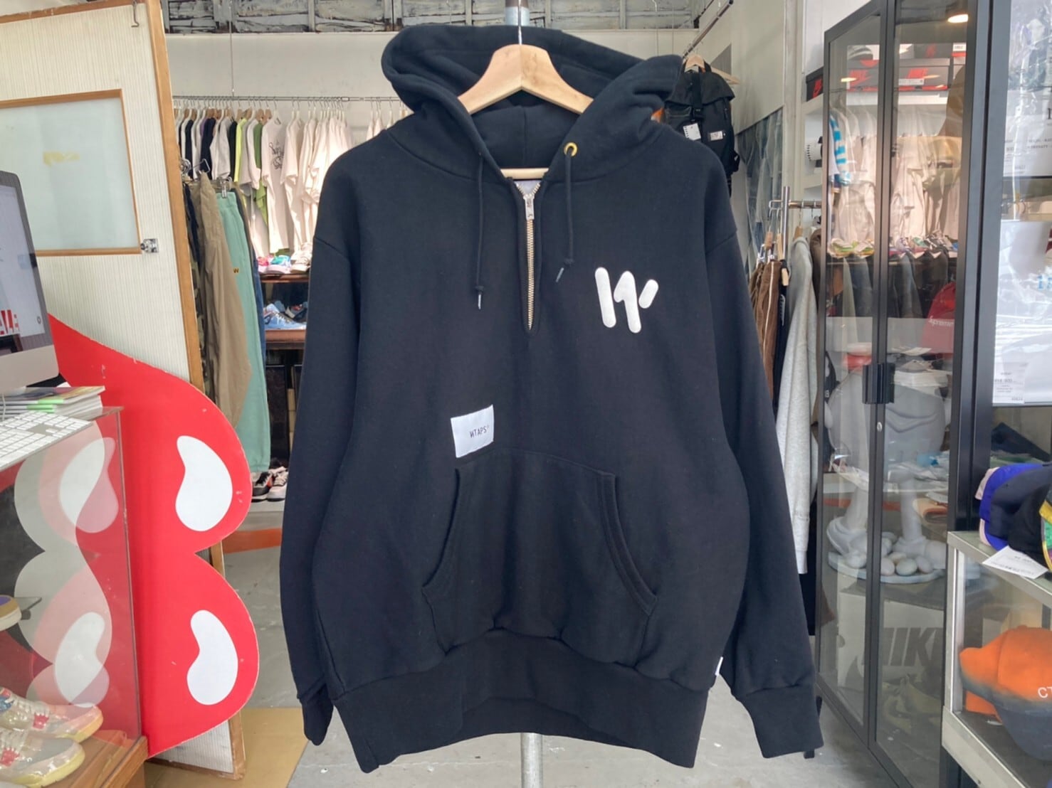 WTAPS OUTRIGGER SWEATSHIRT . COPO BLACK 01 62073 | BRAND BUYERS OSAKA
