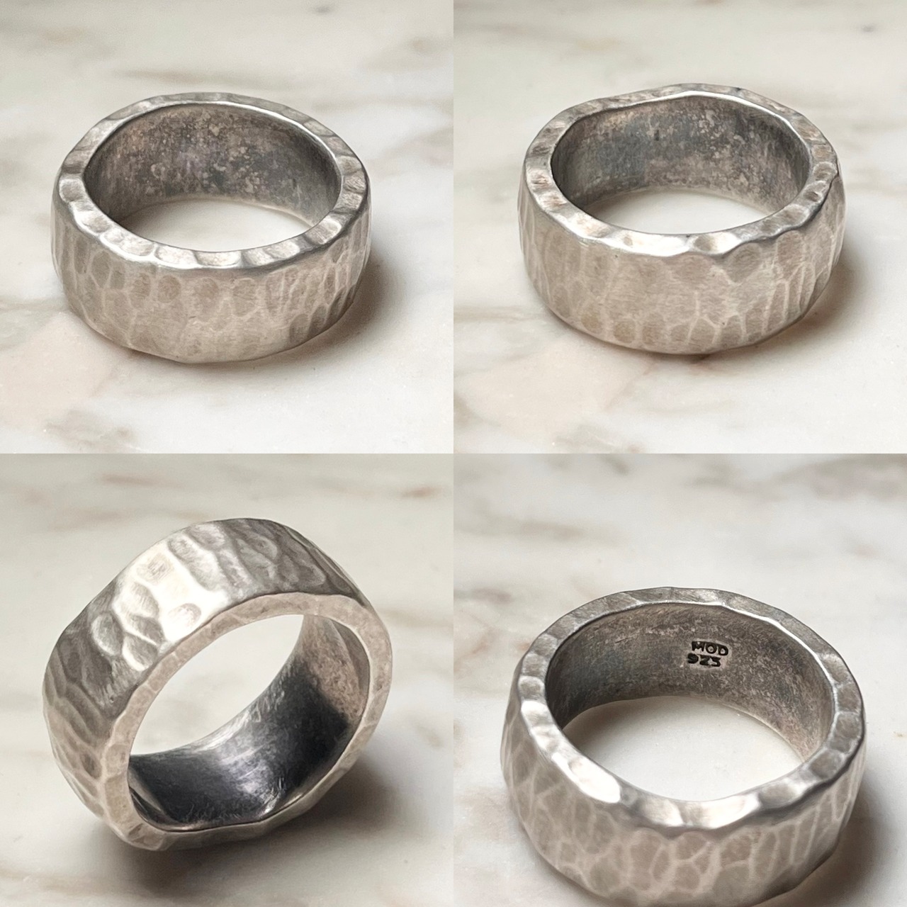 vintage super heavy gauge silver ring