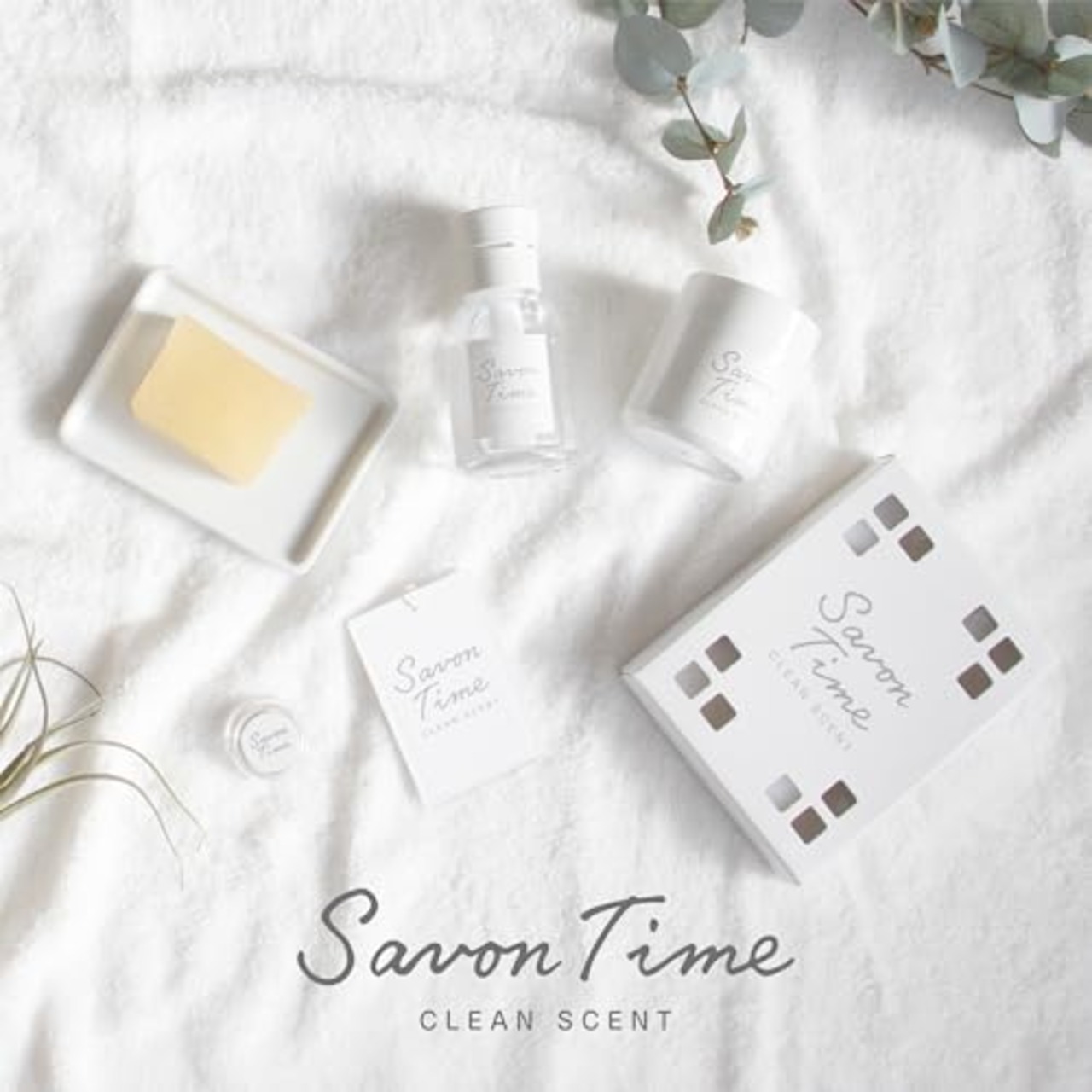 CARALL(カーオール) 晴香堂 車用 芳香剤 サボンタイム ゲル マイルドコットン 100g 3493