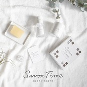 CARALL(カーオール) 晴香堂 車用 芳香剤 サボンタイム ゲル マイルドコットン 100g 3493