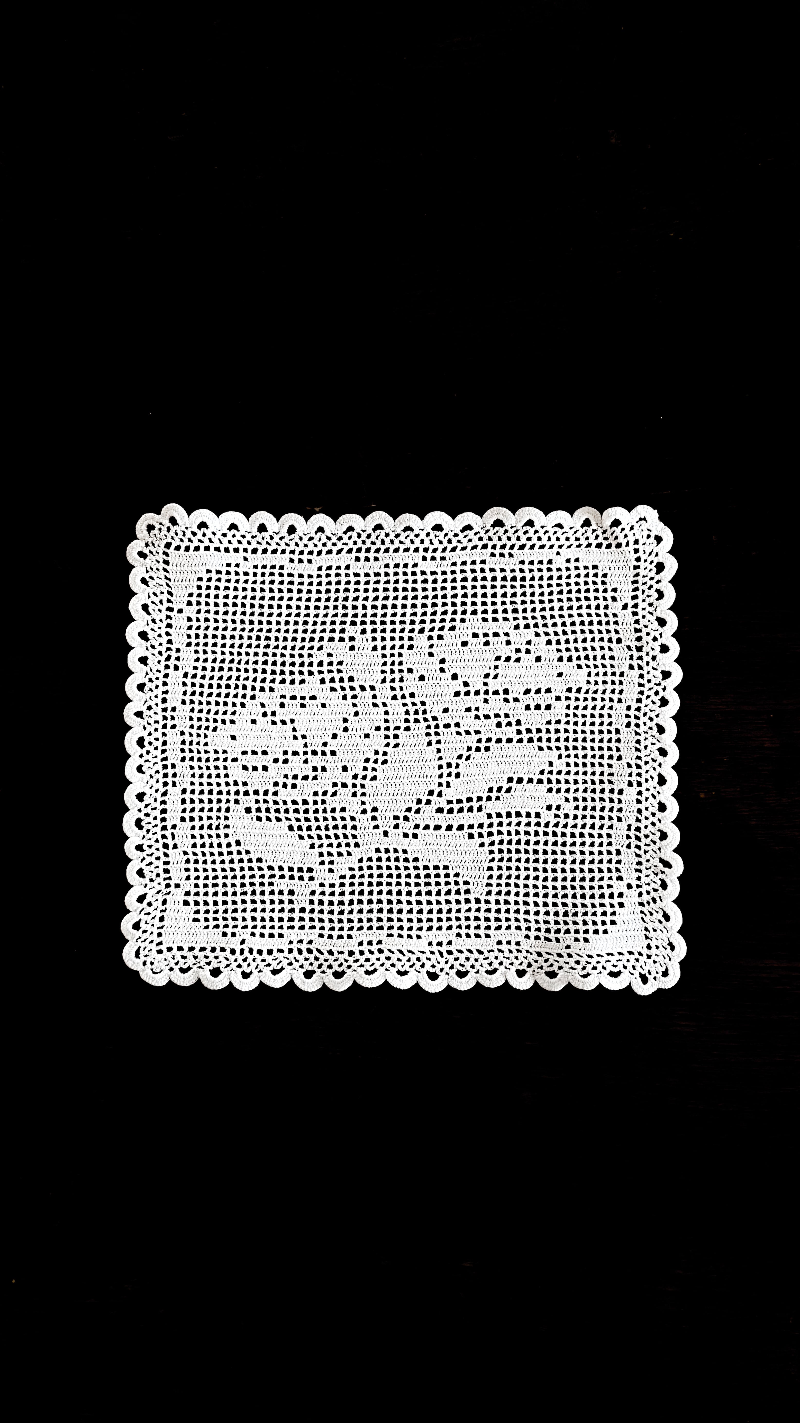 vintage doily Wildflowers