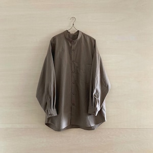 B/C Broad Check Oversized Yoke Shirt | Brown