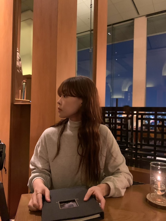 (即納) LIFFEY / Angora boxy pola blouse