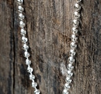 Facet Ball Chain Necklace(45cm)