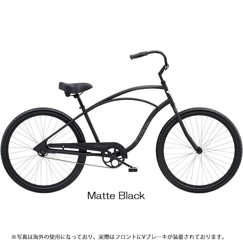 Electra Cruiser1 STEP OVER  Matte Black