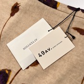 タグ付き 未使用品 49AV JUNKO SHIMADA ジュンコシマダ 花柄 台形 ウール スカート サイズ 40