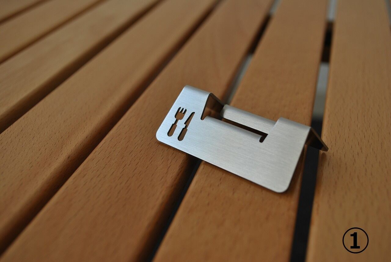 【おはし】セミオーダー セミオーダー オリジナルアウトドア箸置き 4個用ページ 送料込み