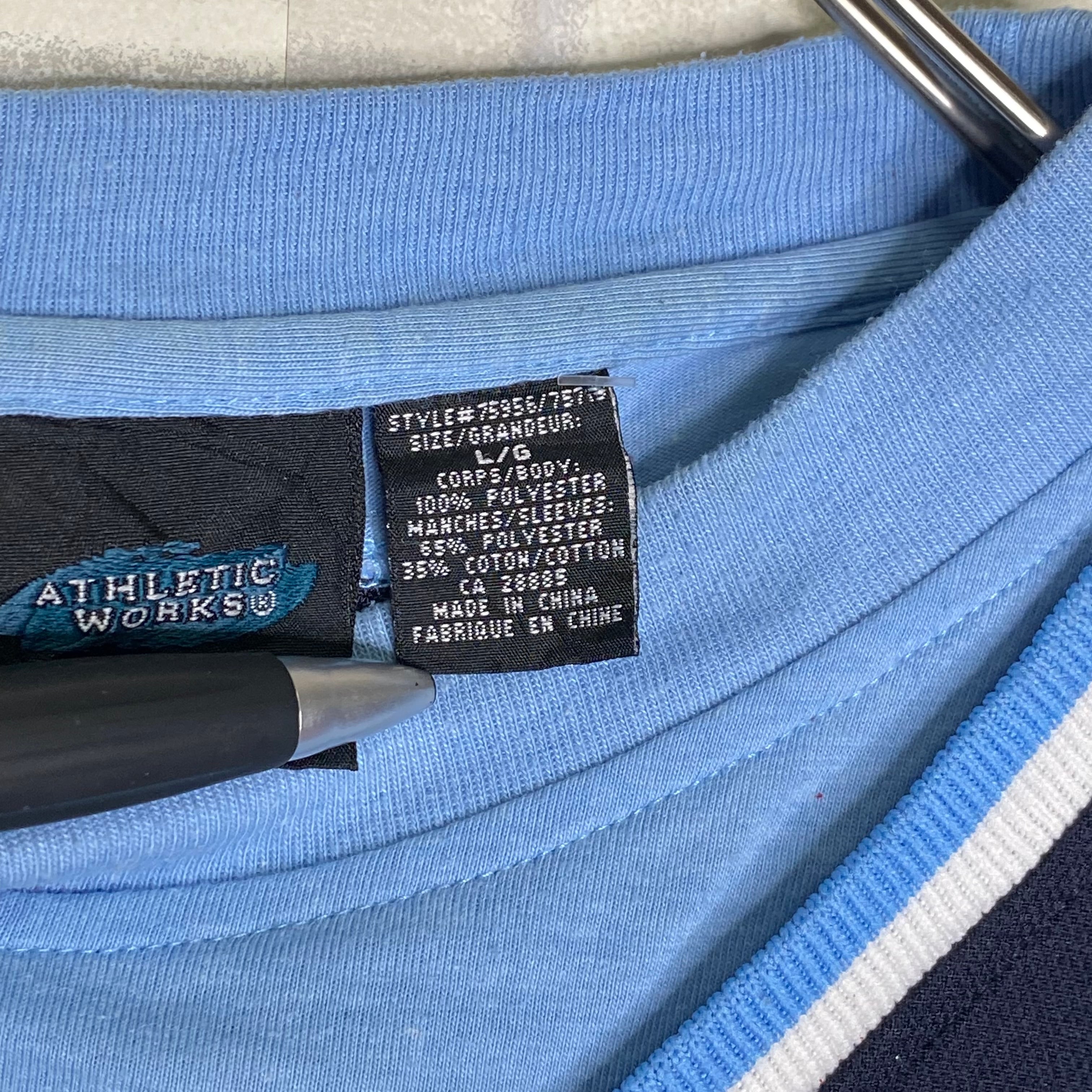 ATHLETIC WORKS ゲームシャツ L ポリエステル100% | 古着屋OLDGREEN