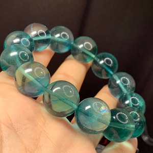 f54ブルーグリーンフローライトブレスレット