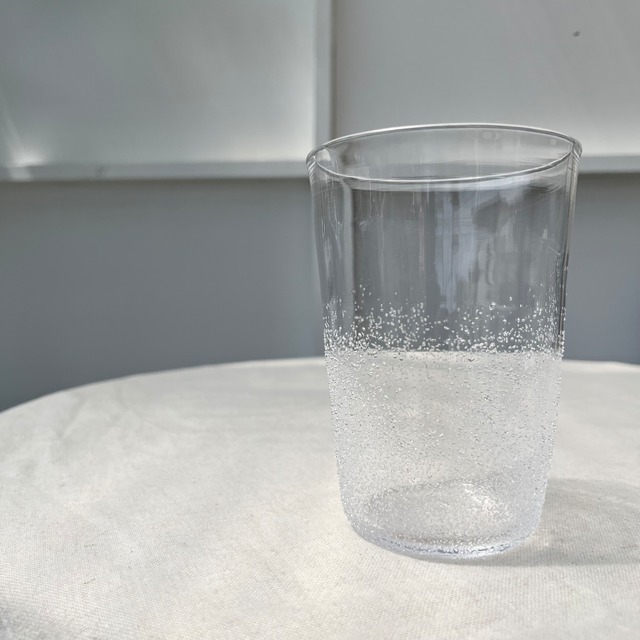 期間限定　FUKU glassworks  相馬佳織　うたかた　グラス　Lサイズ　クリア