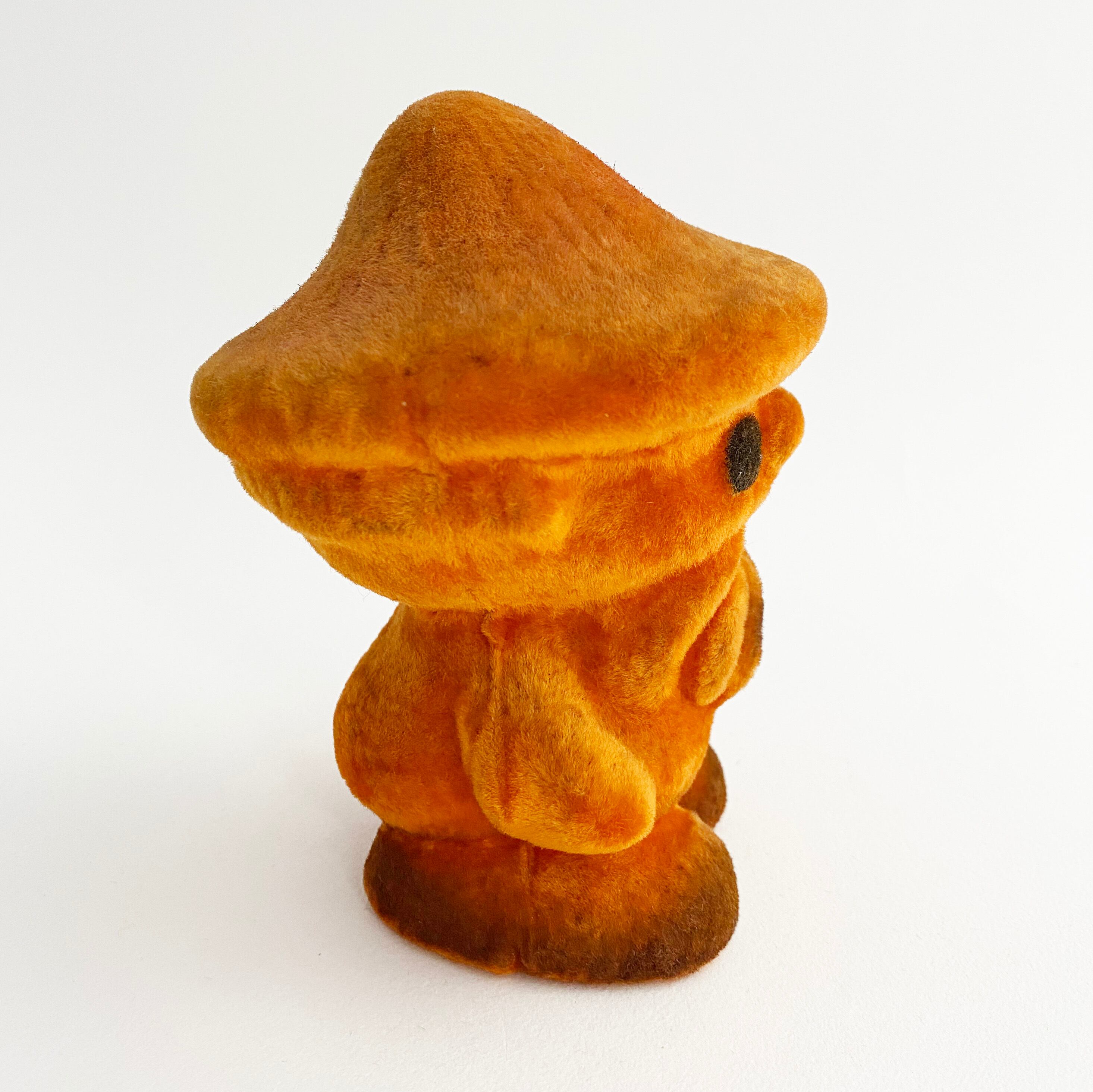 スポンジ人形（きのこおじさん/オレンジ）