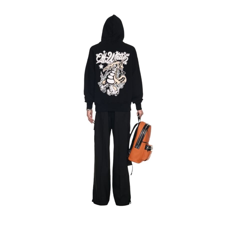 国内発送☆Off-White☆DRAGON SKATE HOODIE/BLACK OFF-WHITE】DRAGON SKATE HOODIE | AYIN