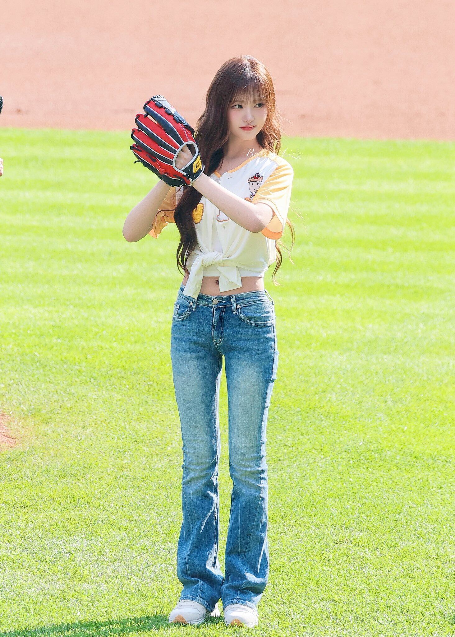 ☆IVE リズ 着用！！【SYNERJYN】WRINKLE CAT WASHING DENIM PANTS